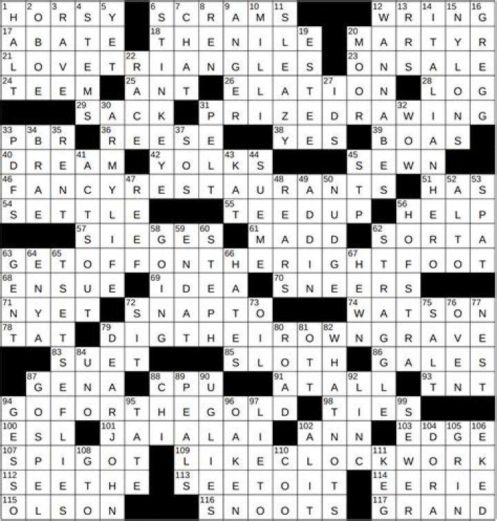 Tool in a mixologists set Crossword Clue