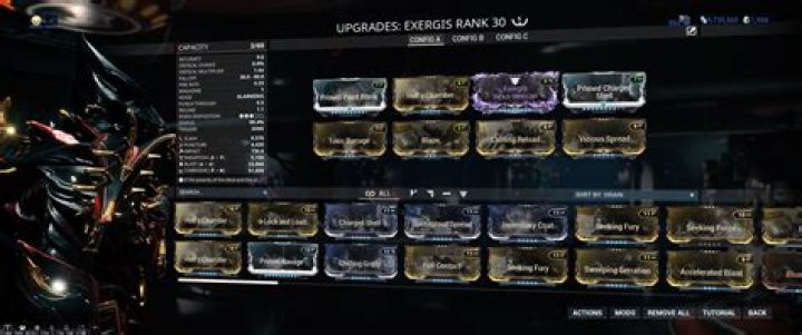 Warframe – Exergis Build Guide & Riven Mods (100% Status)