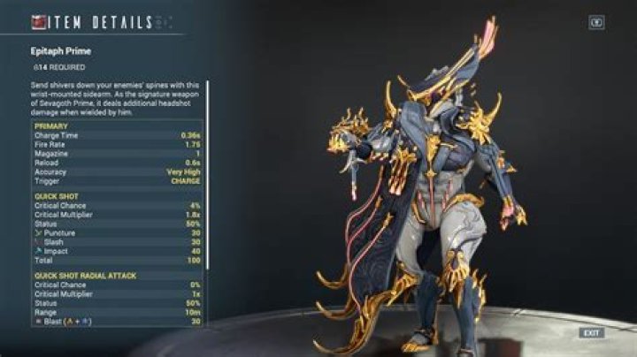 Warframe: How To Farm Epitaph Parts