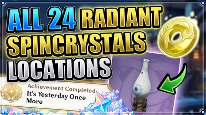 What are Radiant Spincrystals in Genshin Impact?