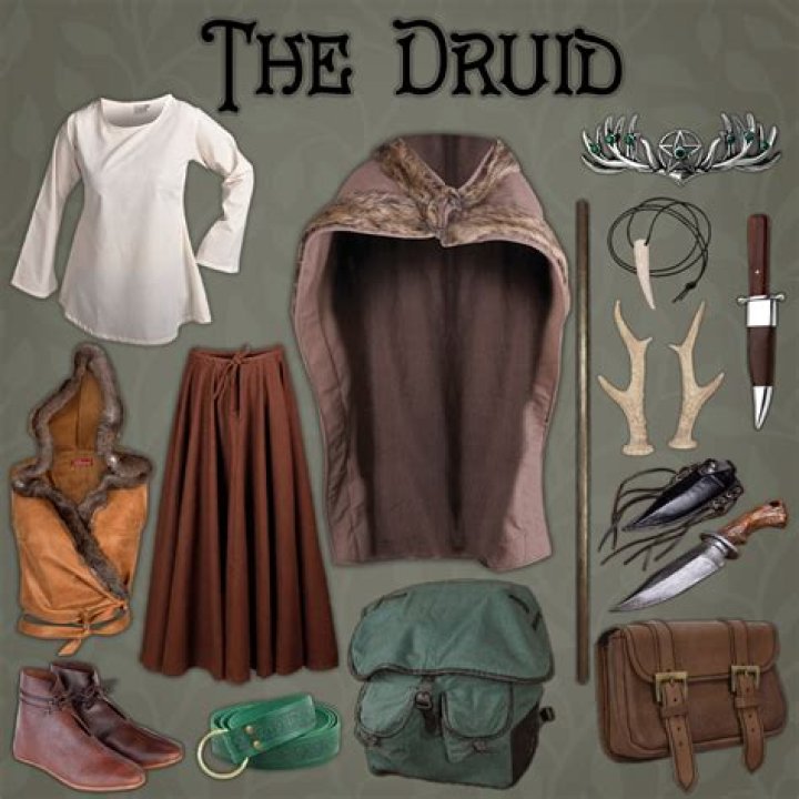 Why do druids wear white?