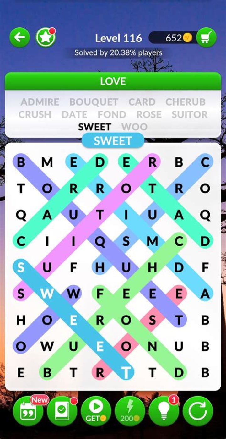 Word Connect Level 116 Answers • Game Solver