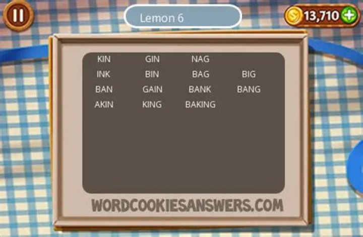 Word Cookies Pastry Chef-Lemon Level 3 Answers • Game Solver