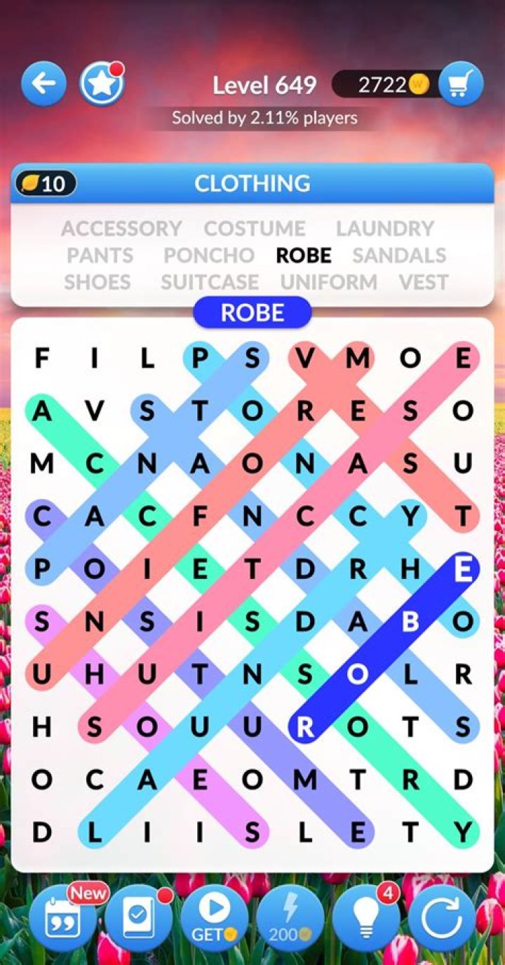 Word Search Pro 485 clothing Answers • Game Solver