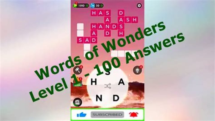 Words Of Wonders Answers Albanian