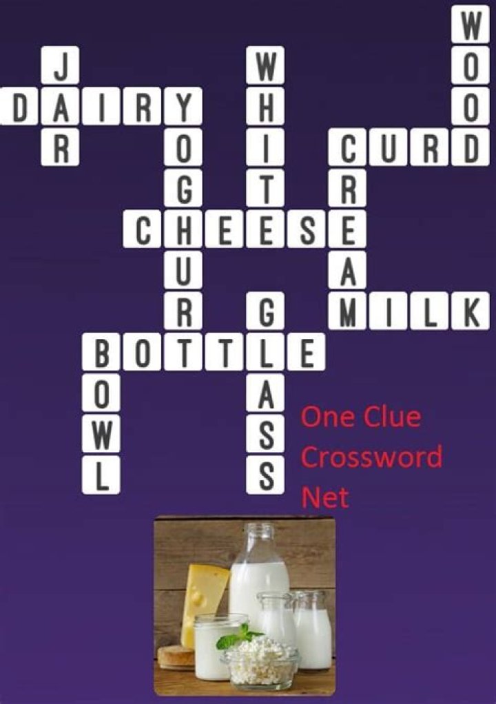 Words on a milk carton crossword clue answer