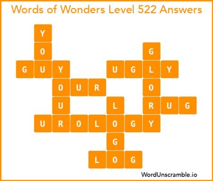 Words Story Day 522 Answers • Game Solver