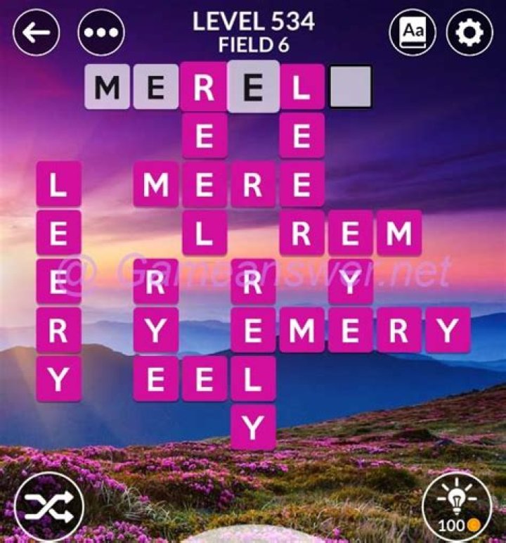 Wordscapes Level 534 Answers