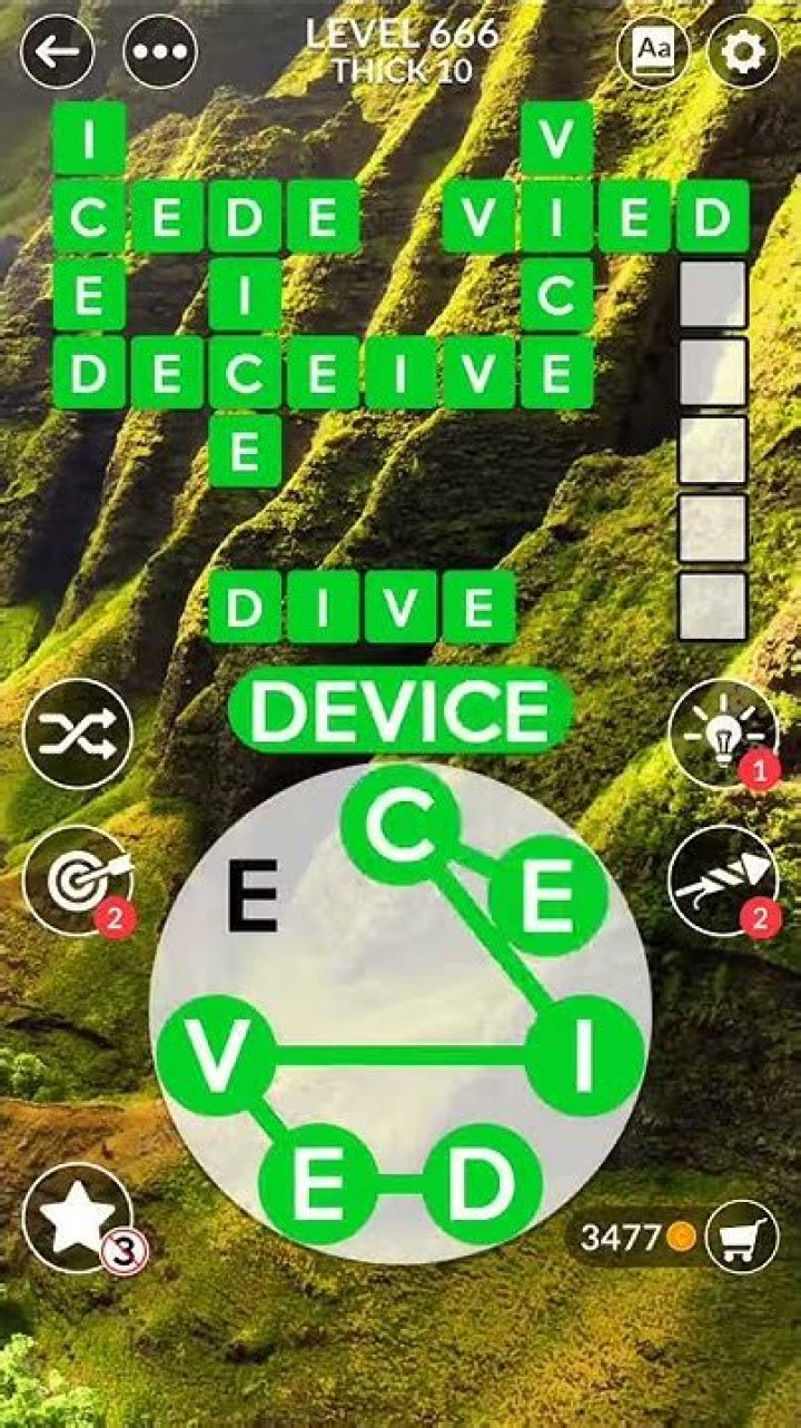 Wordscapes Level 666 Answers
