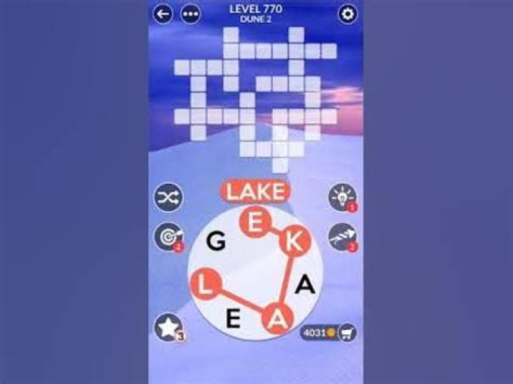 Wordscapes Level 770 Answers