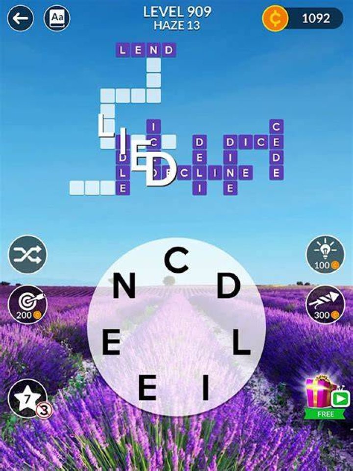 Wordscapes Level 909 Answers