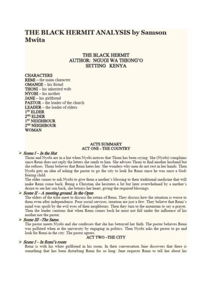 Written text of a play, movie, or broadcast Word Hike – Answers