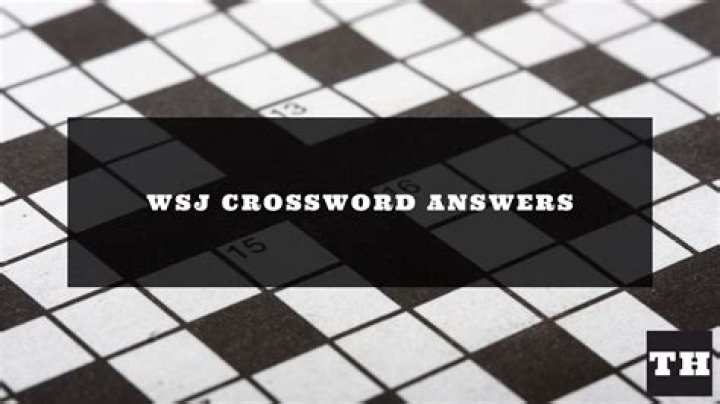 WSJ Crossword Answers for October 3 2023