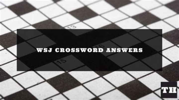 WSJ Crossword Answers for September 26 2023